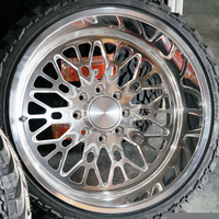 Rines Tipo H de Perfil Bajo, Pulidos, 26*12 26*14 24*14, Rines Forjados Todoterreno para Jeep Wrangler JK JL Gladiator Ford F 150