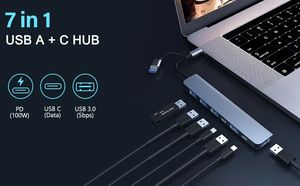 Đa <span class=keywords><strong>c</strong></span>ổng <span class=keywords><strong>USB</strong></span> Splitter <span class=keywords><strong>USB</strong></span>-<span class=keywords><strong>C</strong></span> Hub Hợp kim nhôm <span class=keywords><strong>7</strong></span> trong 1 Adapter OTG Type-<span class=keywords><strong>C</strong></span> Loại <span class=keywords><strong>C</strong></span> <span class=keywords><strong>USB</strong></span> 3.0 2.0 Multiport HUB cho máy tính máy tính xách tay - Product Image 6