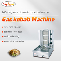 Machine à kebab au gaz/petite machine à kebab au gaz GPL Machine à shawarma Kebab Grill Snack Machine Kebab Machine à vendre
