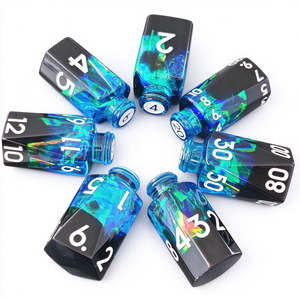 Custom Foil Inside Potion Bottle <strong>Dice</strong> Set, Gradient Resin Polyhedral DND RPG <strong>Dice</strong> for Fantasy Tabletop Games OEM Wholesale - Product Image 4