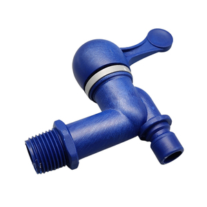 Robinet mural unique en plastique bleu antique DN15 avec cartouche céramique pour lavabo – Vente en gros - Product Image 3