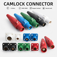 Connecteur Camlock unipolaire CHENF 400A mâle-femelle, prise de courant haute intensité pour générateur et distribution d'énergie sur scène