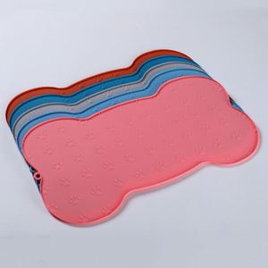Easy-to-Clean Silicone Pet Placemat Anti-Spill <b>Cat</b> and Dog Bowl <b>Mat</b> Convenient Manual Feeding Supplies - Product Image 1