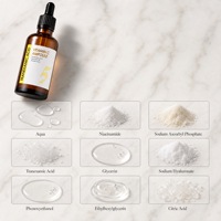 Sérum à l'acide tranexamique et à la vitamine C en ampoule, marque privée, correcteur de taches brunes, éclaircissant pour le visage, pour un teint inégal