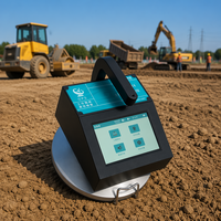 Densimètre de sol non nucléaire haute précision GTJ-4114 avec GPS et écran tactile 5,0 pouces, garantie 1 an pour les tests de compactage et d'humidité du sol