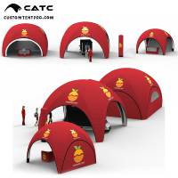 Tente araignée gonflable CATC, résistante aux intempéries, imperméable, durable, pour l'extérieur, dôme géant, chapiteau facile à installer pour les promotions et les salons professionnels