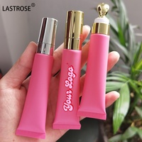Hydraterende Waterdichte Hydraat Fruit Geurende Lipgloss Boterbalsem Peptide Lip Tint Squeeze Tube Private Label Natuurlijke Lip Olie