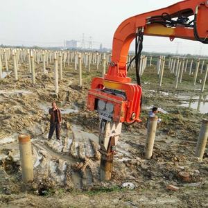 Hydraulische vibrohamer voor graafmachines, type KN250, voor het plaatsen van palen, schijfpalen en buispalen. - Product Image 2