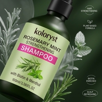KOLORYST Botol 150ml Sampo Rosemary Mint Penghalus dengan Pencegah Kerontokan & Pembersih Mendalam untuk Dewasa