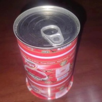 Fabrication de boîtes de conserve en gros, boîtes de conserve en métal de qualité alimentaire pour la pâte de tomate, boîtes de conserve vides avec couvercle facile à ouvrir pour l'emballage alimentaire, aliments en conserve