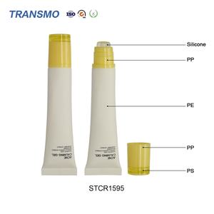 Tubes de gloss à lèvres en gros, contenants vides, tubes cosmétiques en plastique à presser avec applicateur en silicone, MOQ 12000 - Product Image 3