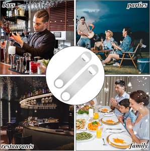 Abridor de Botellas Plano de Acero Inoxidable al por Mayor para Bar, Bartender, Hombres, Mujeres, Cocina, Fiesta, Restaurante - Product Image 6