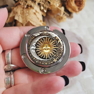 Time Gem Hook Promotional <b>Gift</b> Set Portable Hanging Zinc Alloy Folding Desktop Hook Delicate Ladies' Bag Fashionable <b>Gift</b> - Product Image 2