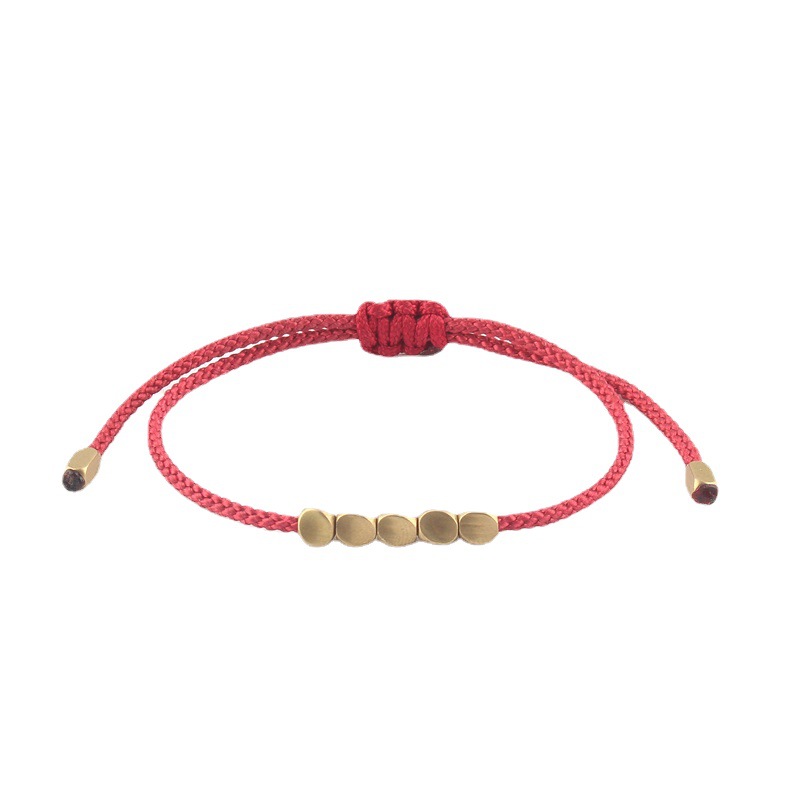 Braccialetti con corde intrecciate fatte a mano