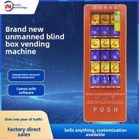 Distributeur automatique de boîtes mystères pour cigarettes, produits pour adultes et noix de betel, utilisation commerciale 24h/24, couleur orange, provenance Chine