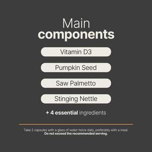 Logo privé Saw Palmetto Capsules Vitamines pour la santé de la prostate Complément alimentaire pour homme - Product Image 5