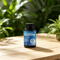 Capsules de supplément à base de glycinate de magnésium à marque privée OEM pour l'apaisement de l'humeur, la mémoire musculaire et le soutien du sommeil - 90 capsules