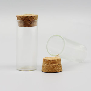 Bouteille <span class=keywords><strong>en</strong></span> <span class=keywords><strong>verre</strong></span> transparent avec bouchon <span class=keywords><strong>en</strong></span> liège, <span class=keywords><strong>Tube</strong></span> <span class=keywords><strong>en</strong></span> <span class=keywords><strong>verre</strong></span> 1oz avec couvercles <span class=keywords><strong>en</strong></span> bois, de qualité <span class=keywords><strong>alimentaire</strong></span>, vente <span class=keywords><strong>en</strong></span> gros, 30ML, 10 ML - Product Image 5