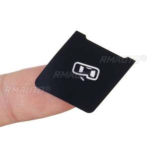 Pegatinas de Reparación para Botones de Control de Cerradura de Puerta de Coche, Color Negro Mate, para Audi A3L, Adhesivos para Botones Desagradables - Product Image 5