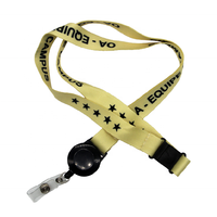 Lanière en polyester durable et écologique avec crochet, couleur unie, porte-badge quotidien, impression par transfert thermique, logo personnalisé