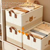 Organizador de armario plegable funcional, caja de almacenamiento de cajón, divisores de habitación plegables para el hogar, solución de almacenamiento de ropa
