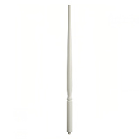 Massive Roteichen-Traditionelle Baluster Anpassbare Hochwertige Innen-Holzgeländer für Treppen, Balkone, Villen, Apartments und Hotels