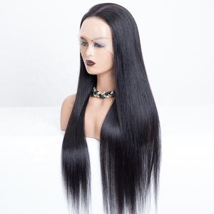 Suministro directo de fábrica de <span class=keywords><strong>la</strong></span> más alta calidad de cabello humano personalizado HD Peluca de encaje Color natural Cabello largo - Product Image 2