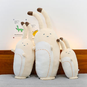 Cute Razor Clam Plush Throw Pillow Creative Stuffed Razor Shell Toy Venta al por mayor Cute Razor Soft Pillow Plush Toy - Product Image 2