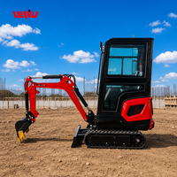 Prix Super Réduits Mini-Excavatrice sur Chenilles 2,5 Tonnes, Excavatrices avec Moteur Kubota, Trancheuse, Excavatrice 8 Tonnes pour Jardin