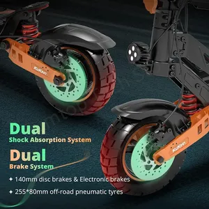Patinete Eléctrico KuKirin Original en Stock en la UE, Motor de 1000W, Batería de 48V 20Ah, Velocidad de 55KM/H, Autonomía de 80Km, Patinete Plegable KuKirin Kuki - Product Image 6
