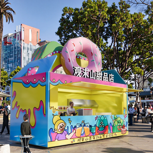 Camion di cibo per esterni commerciale personalizzato per il Design urbano Snack Mobile negozio di dolci su misura Visual Merchandising - Product Image 2