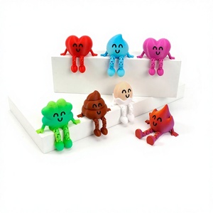 Nouvelles figurines imprimées en 3D de la série Friends : vilains assis, elfes mignons et guérisseurs, cadeaux créatifs et ornements de bureau. - Product Image 3