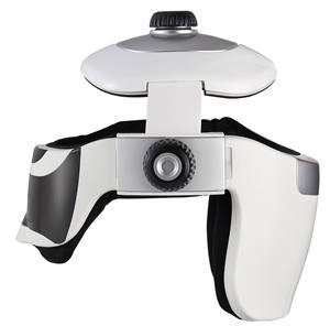 Casco masajeador de cabeza eléctrico con amasado de calor y raspador de compresión de aire para aliviar el estrés y el dolor de cabeza de ojos y cuello - Product Image 1