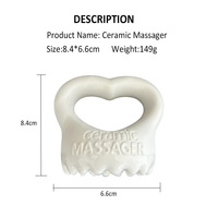 Masseur Guasha en céramique, outils en céramique Gua Sha pour le corps et le visage, outils de massage Guasha en céramique