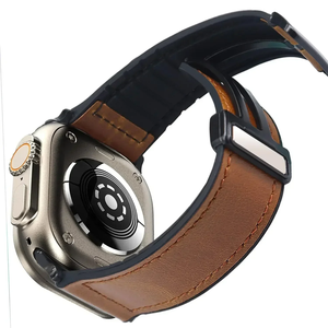 Meilleure vente <span class=keywords><strong>bracelet</strong></span> magnétique pour IWatch 49mm 44mm 45mm 41mm 46mm <span class=keywords><strong>cuir</strong></span> silicone pour <span class=keywords><strong>Apple</strong></span> <span class=keywords><strong>Watch</strong></span> Band Series 10 9 8 7 Ultra 2 - Product Image 3