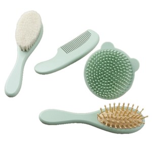Set de Baño para Bebé: Champú, Cojín de Madera de Haya Suave, Peine de Masaje, Cepillo de Silicona con <span class=keywords><strong>Dientes</strong></span> Finos, Cepillo Pequeño con Bolsa de Aire - Product Image 5