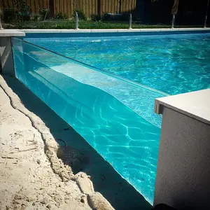 Clear Thick Large PMMA Plexiglass Acrylic Sheet For Outdoor Spa Window Acrylic Swimming Pool