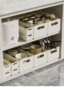 Caja de almacenamiento de gabinete doméstico Caja de almacenamiento y organización expandible Caja de almacenamiento clasificada - Product Image 2