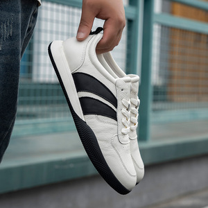 2026 New Spring Retro Low Top <b>Leather</b> Men's <b>Sneakers</b> Casual Commuter White Shoes Comfortable Classic Style <b>Sneakers</b> for Men - Product Image 6