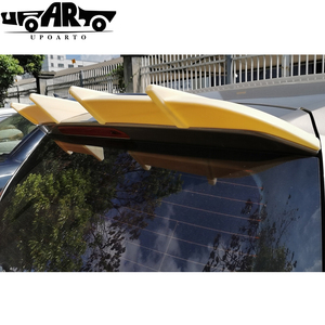 Aileron de <span class=keywords><strong>toit</strong></span> arrière en fibre de carbone ABS style AK pour VW Volkswagen <span class=keywords><strong>Golf</strong></span> <span class=keywords><strong>7</strong></span> MK7 <span class=keywords><strong>Golf</strong></span> <span class=keywords><strong>7</strong></span>.5 R-line - Product Image 4