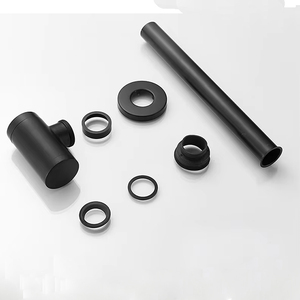 Promotion : Siphon bouteille moderne pour lavabo de salle de bain, en laiton réglable, avec bonde escamotable, idéal pour hôtels - Product Image 6