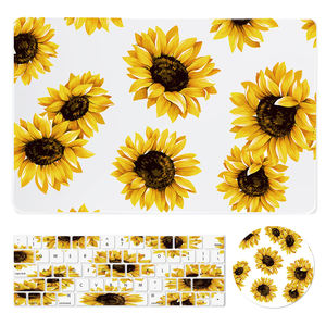 Gran oferta, diseño de girasol, alfombrilla de ratón de cubierta dura de polvo respetuosa con el medio ambiente para <span class=keywords><strong>MacBook</strong></span> Pro 11 12 13 <span class=keywords><strong>Air</strong></span> Pro 15 Touch Bar A2159 A2141 A2179 - Product Image 1