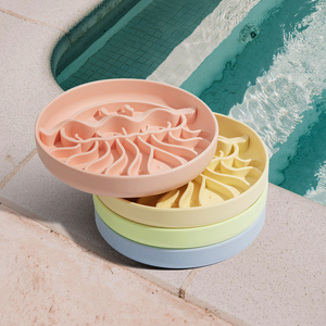 Nouveau design 2025 – Gamelle anti-glouton en silicone pour chien, idéale pour l'été et la plage - Product Image 1