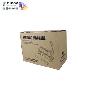 Manual Power Office Pente Binder Borracha Anel Hole Puncher para Contrato Livro Encadernação Fábrica Escritório Máquina - Product Image 5