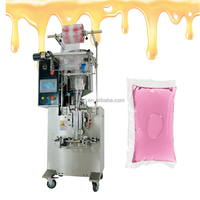 Machine d'emballage de sachets de 20g et 45g pour pâte, eau, beurre de cacahuète, sauce au fromage, shampoing, crème, liquide, lessive en sachet