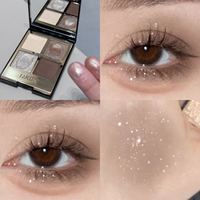 Palette d'ombres à paupières DIY vegan nude à haute pigmentation, emballage personnalisé en gros pour cosmétiques, conteneur vide avec étiquette privée et fermeture magnétique