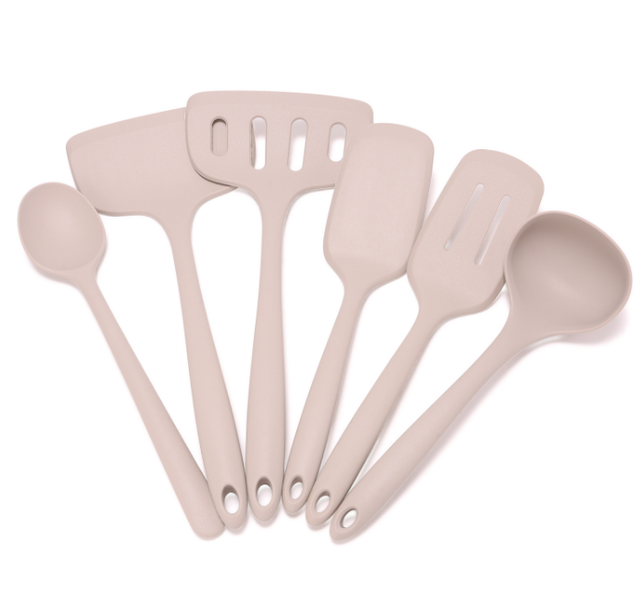 6Pcs Food Grade Kitchenware Utensils Set Kitchen Gadgets Silicone Shovel Cooking Tool Non-Stick Silicone Spatula Set