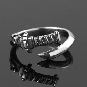 Nueva llegada con forma <span class=keywords><strong>de</strong></span> espada, pulsera <span class=keywords><strong>de</strong></span> acero inoxidable, anillos, conjunto <span class=keywords><strong>de</strong></span> joyería, diseño abierto, boda/Compromiso, regalos Vintage, fábrica clásica - Product Image 2