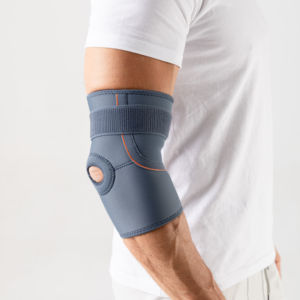 Manica Protettiva Imbottita in Nylon per Gomito, Supporto per Braccio Traspirante con Chiusura Magnetica per Basket - Product Image 1