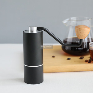 เครื่องบดกาแฟ Beechwood ลูกบิดเซรามิกสำหรับเดินทาง,เครื่องบดกาแฟด้วยมือ - Product Image 1